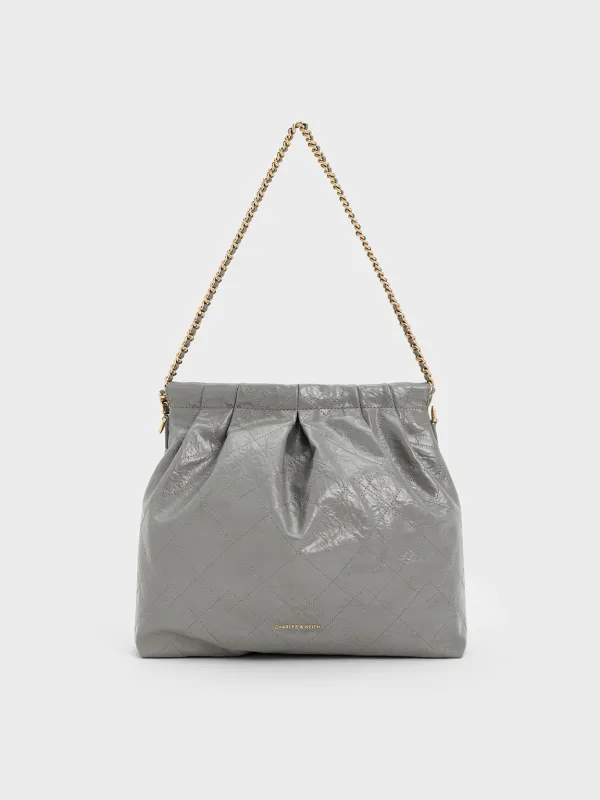 Charles & Keith - Duo Double Chain Hobo Bag sold by Charles & Keith