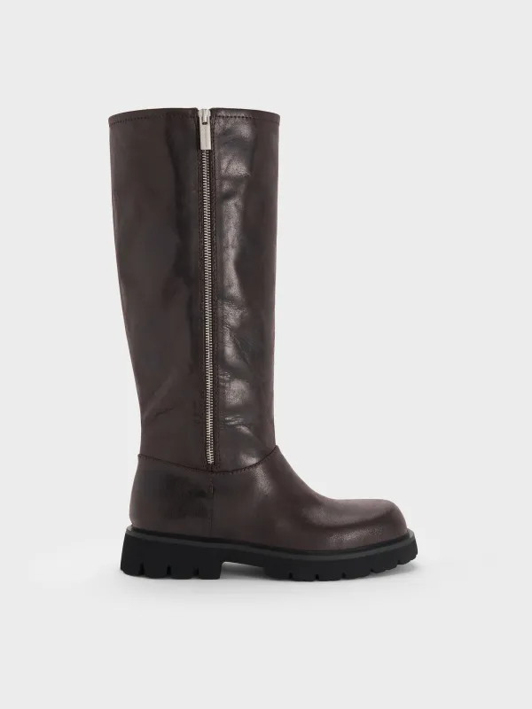 Charles & Keith - Rosamond Knee-High Boots sold by Charles & Keith