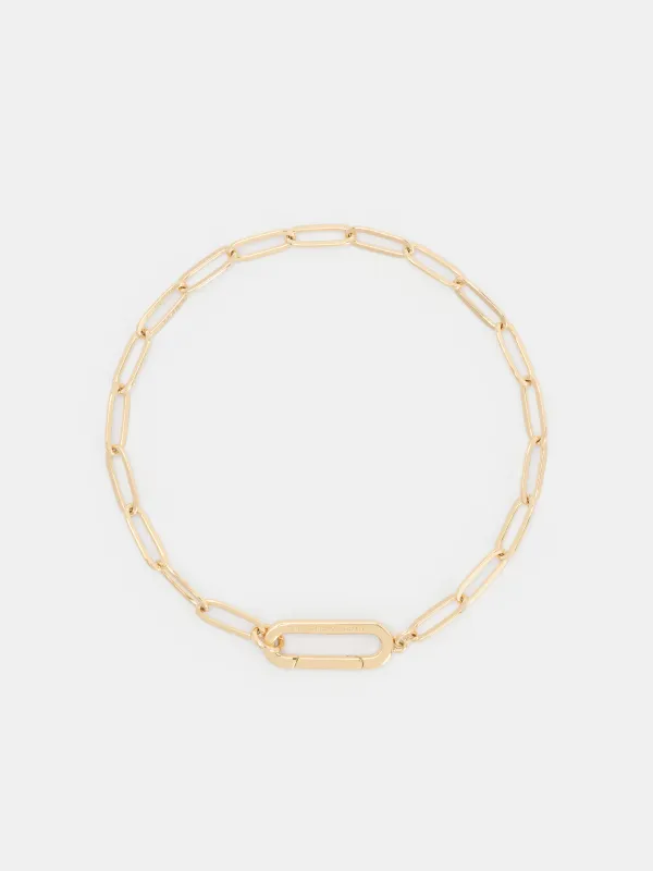 Charles & Keith - Arleth Oblong-Pendant Chain Bracelet sold by Charles & Keith