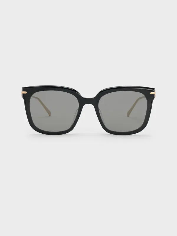 Charles & Keith - Kris Chain-Detail Sunglasses sold by Charles & Keith