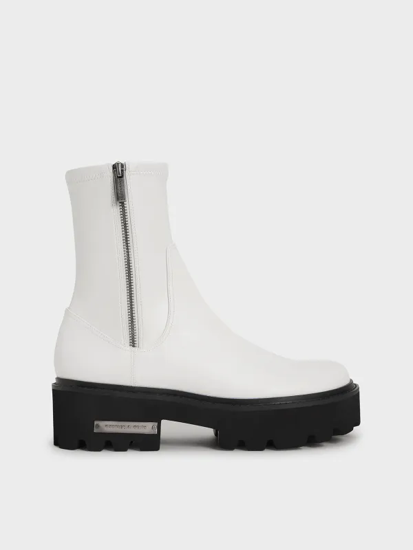 Charles & Keith - Imogen Side-Zip Ankle Boots sold by Charles & Keith