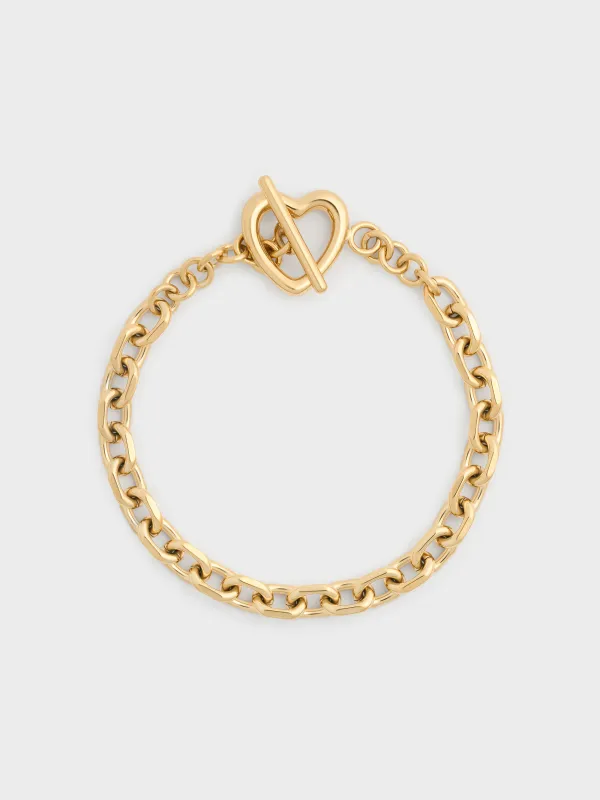 Charles & Keith - Annalise Heart Bracelet sold by Charles & Keith