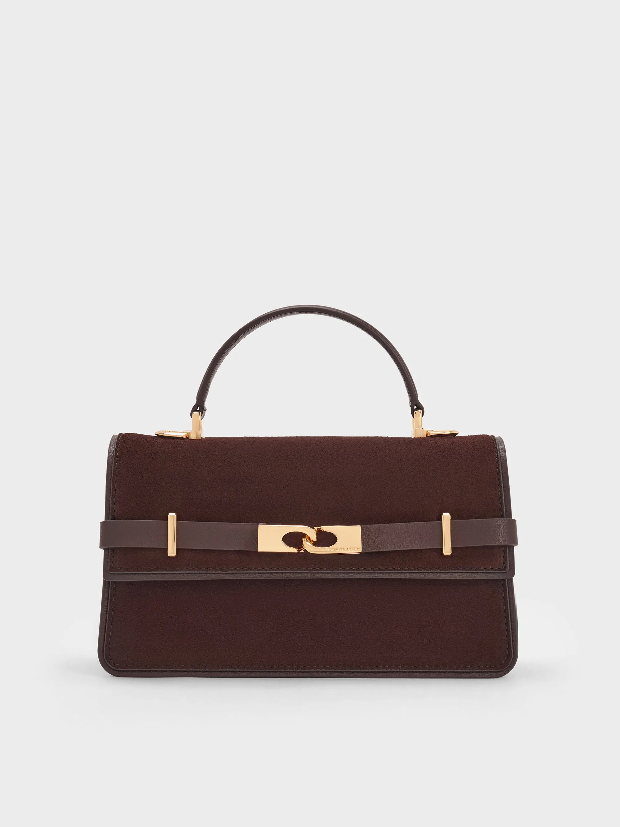 Charles & Keith - Arlet Belted Top Handle Bag sold by Charles & Keith