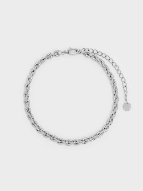 Charles & Keith - Kris Chain-Link Choker Necklace sold by Charles & Keith
