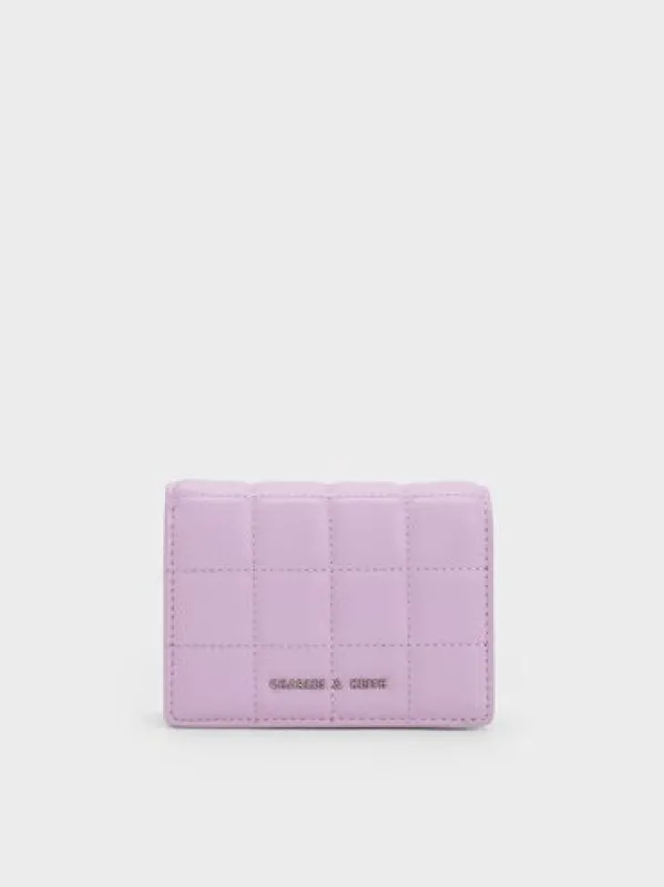 Charles & Keith - Quilted Mini Short Wallet sold by Charles & Keith