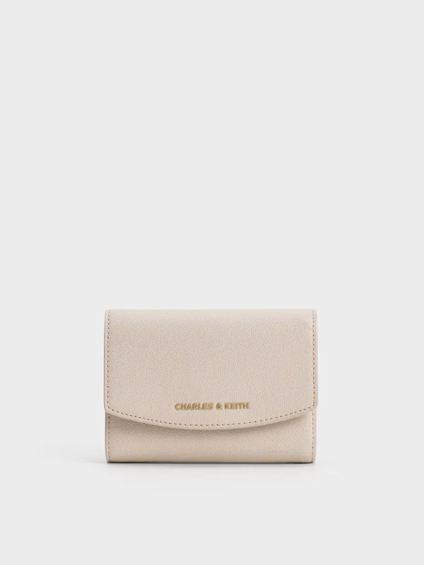 Charles & Keith - Briony Curved Flap Wallet sold by Charles & Keith