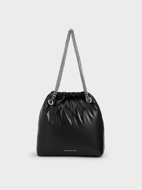 Charles & Keith - Caia Chain-Handle Tote Bag sold by Charles & Keith