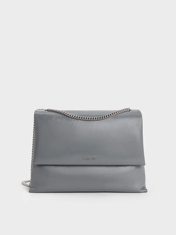 Charles & Keith - Sianna Chain-Handle Shoulder Bag sold by Charles & Keith