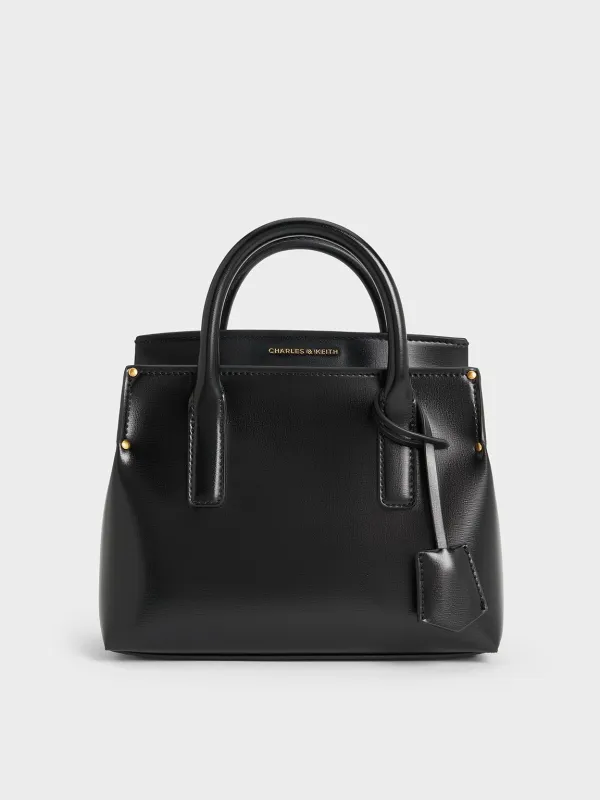 Charles & Keith - Rene Structured Top Handle Bag sold by Charles & Keith