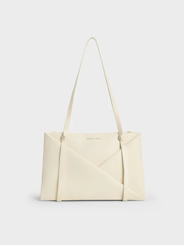 Charles & Keith - Midori Geometric Tote Bag sold by Charles & Keith