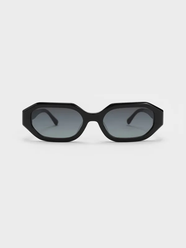 Charles & Keith - Gabine Recycled Acetate Oval Sunglasses sold by Charles & Keith