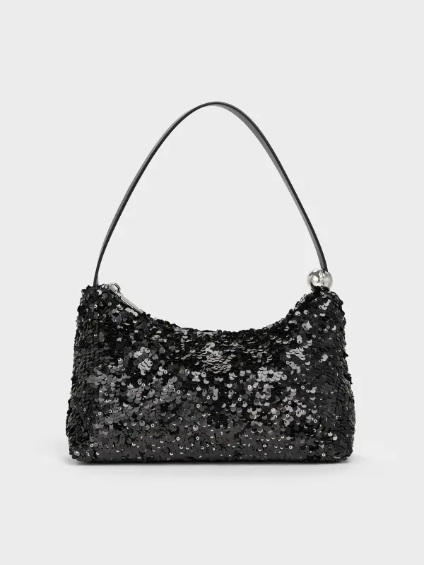 Charles & Keith - Jesmyn Sequinned Two-Way Bag made by Charles & Keith