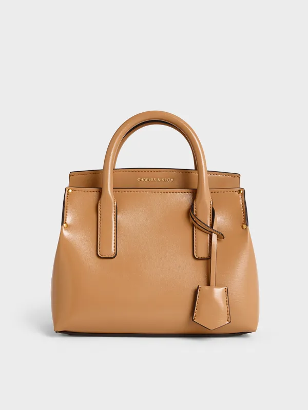 Charles & Keith - Rene Structured Top Handle Bag sold by Charles & Keith