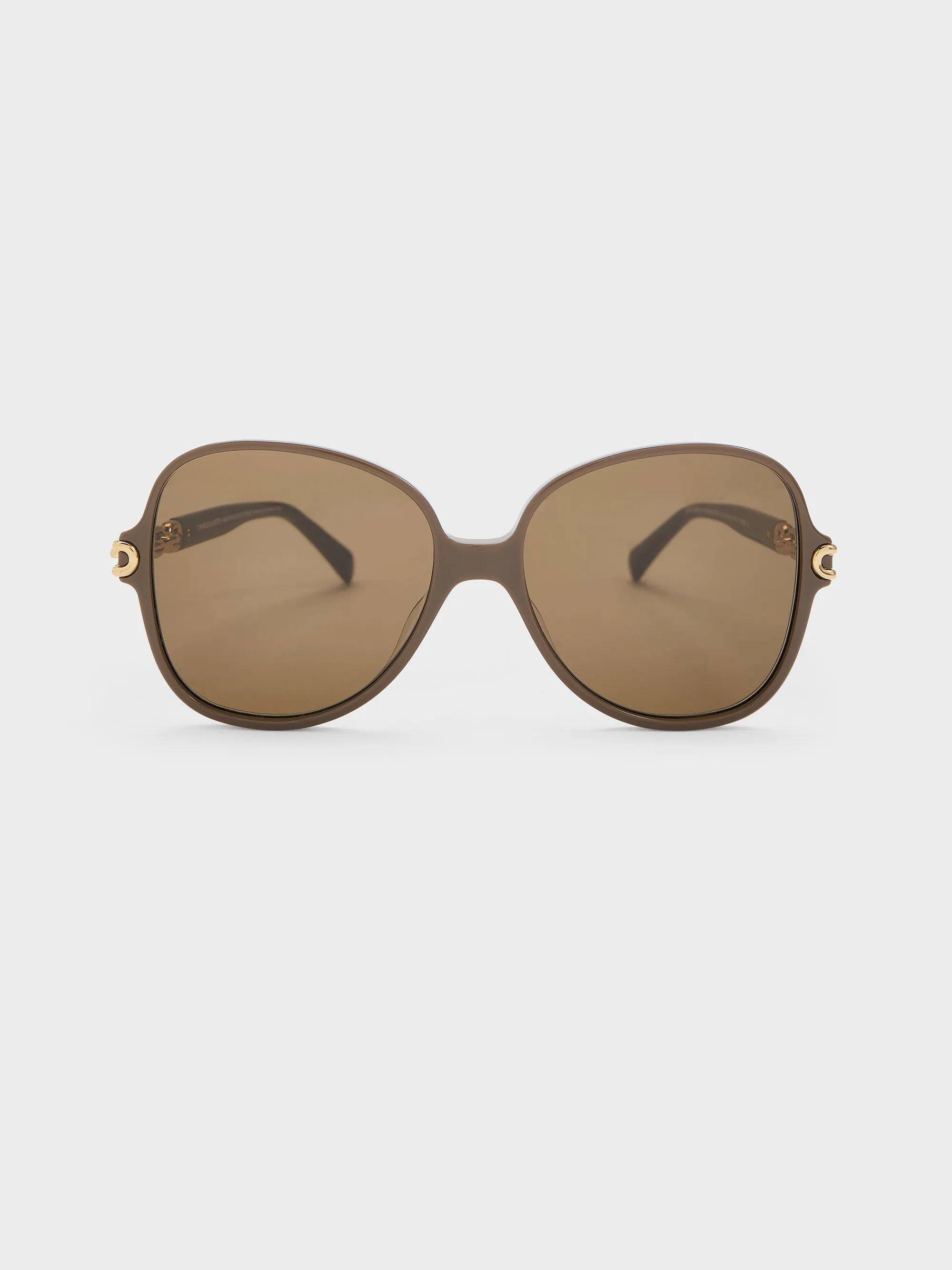 Charles & Keith - Delaney Chain-Link Butterfly Sunglasses sold by Charles & Keith