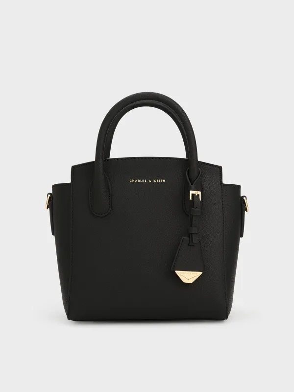 Charles & Keith - Harper Structured Top Handle Bag sold by Charles & Keith