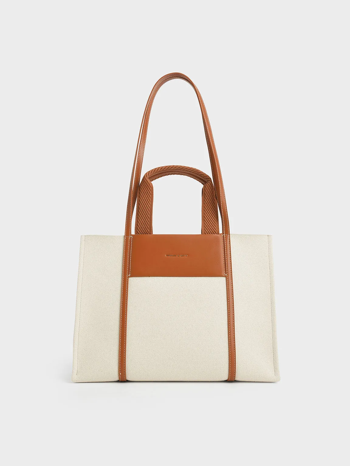 Charles & Keith - Shalia Canvas Tote Bag sold by Charles & Keith