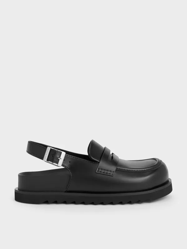 Charles & Keith - Slingback Penny Loafers sold by Charles & Keith