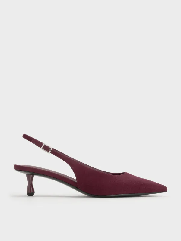 Charles & Keith - Ruthie Faux Suede Slingback Pumps sold by Charles & Keith