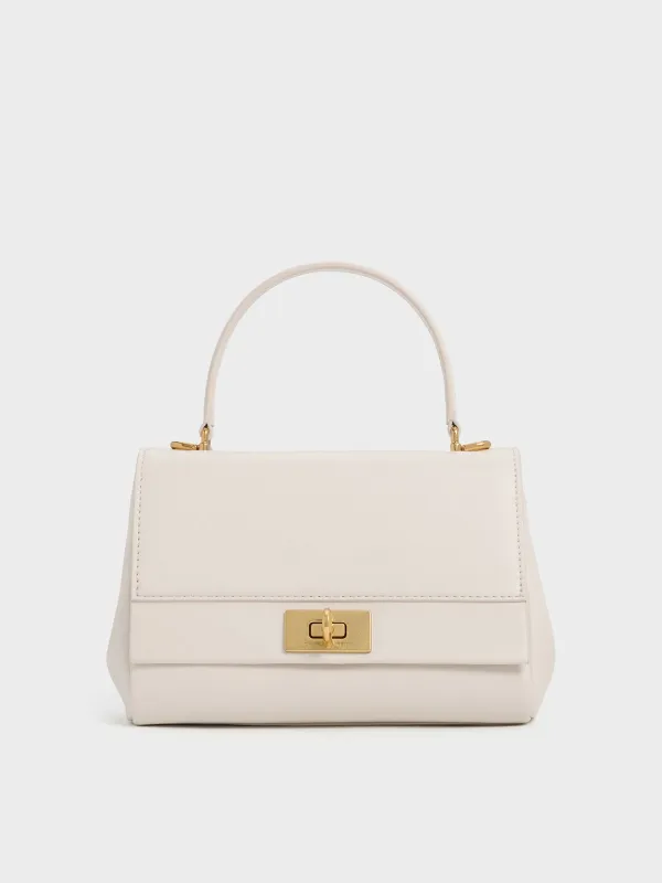 Charles & Keith - Lennie Chain-Strap Top Handle Bag sold by Charles & Keith
