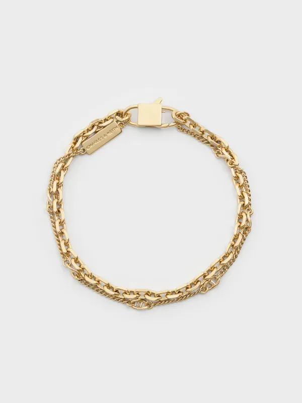 Charles & Keith - Nyra Double-Chain Bracelet sold by Charles & Keith