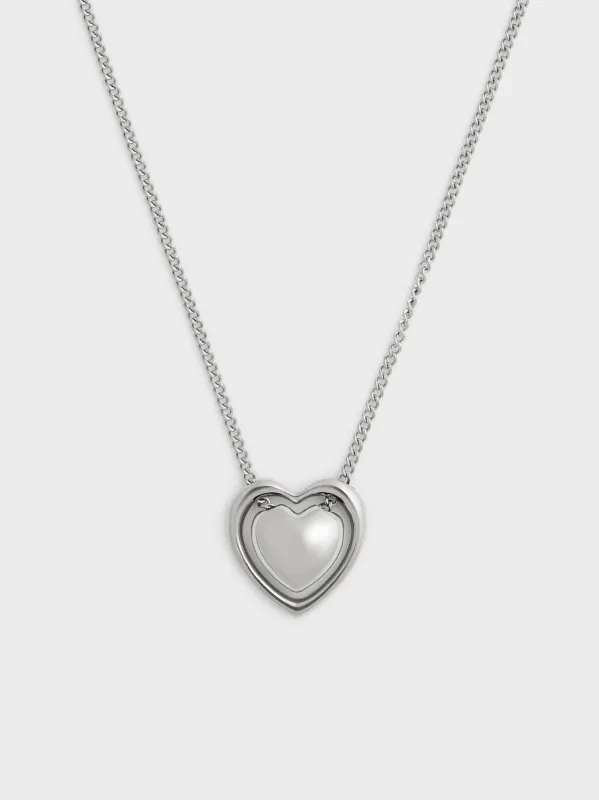 Charles & Keith - Annalise Heart Necklace sold by Charles & Keith