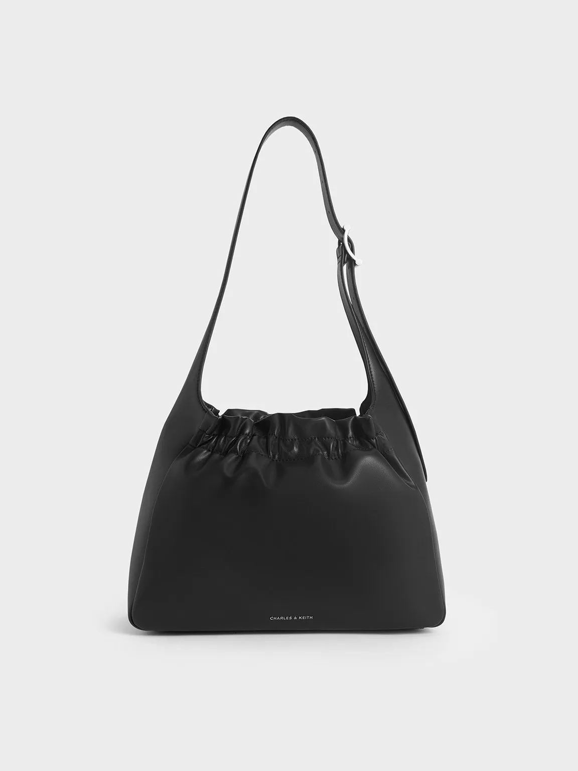 Charles & Keith - Brigette Ruched Shoulder Bag sold by Charles & Keith