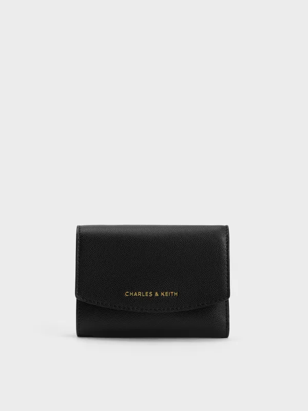 Charles & Keith - Briony Curved Flap Wallet sold by Charles & Keith