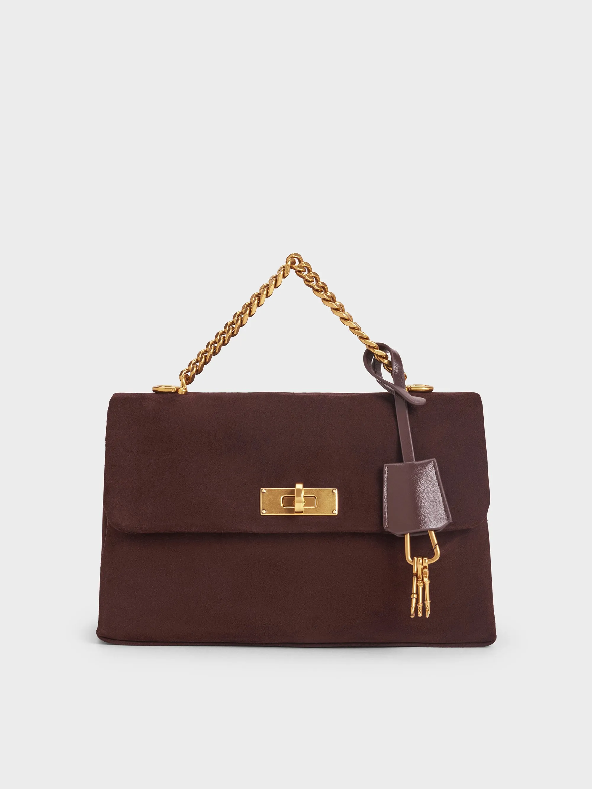 Charles & Keith - Kerry Chain-Handle Crossbody Bag sold by Charles & Keith