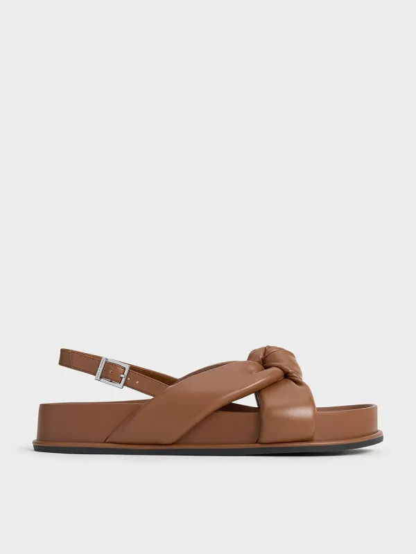 Charles & Keith - Rosetta Knotted Puffy Sandals sold by Charles & Keith