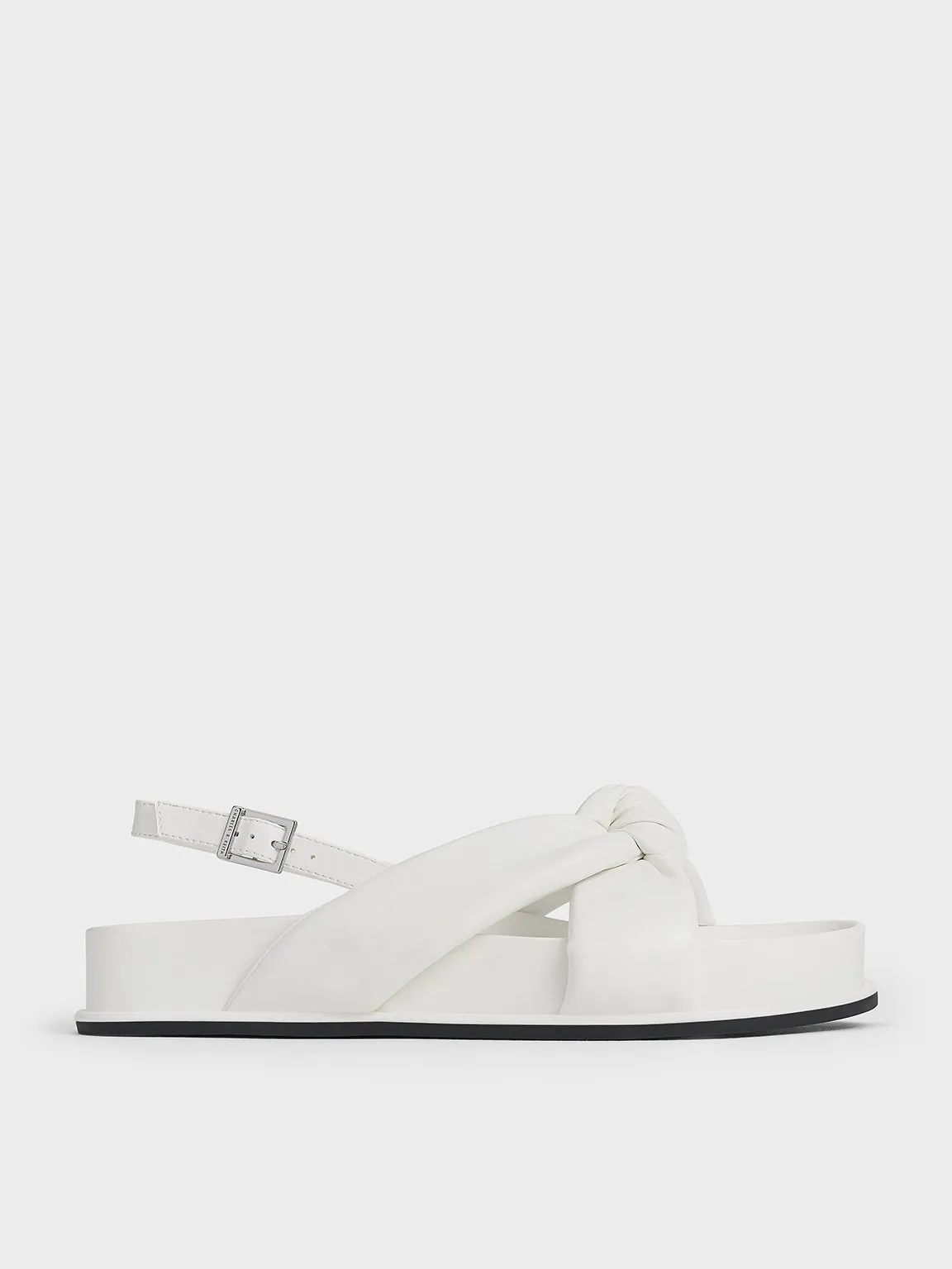 Charles & Keith - Rosetta Knotted Puffy Sandals sold by Charles & Keith