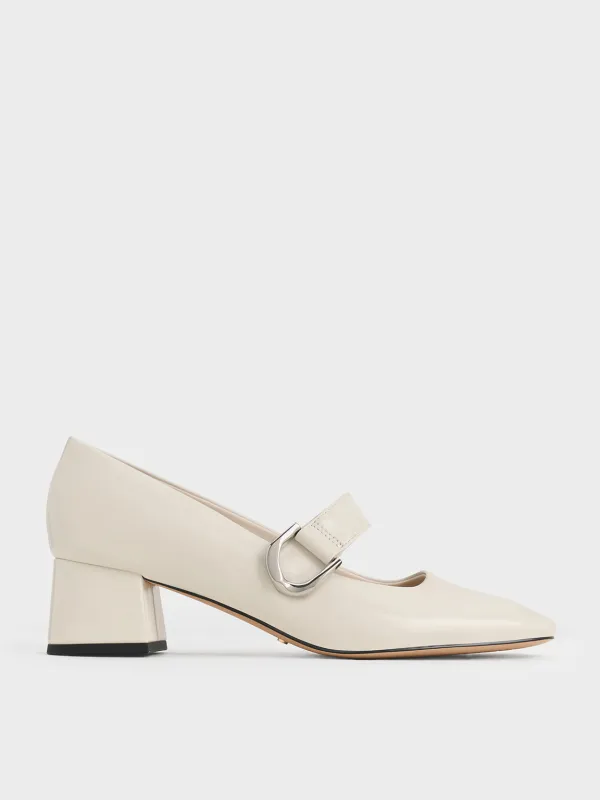 Charles & Keith - Gabine Leather Mary Jane Pumps sold by Charles & Keith