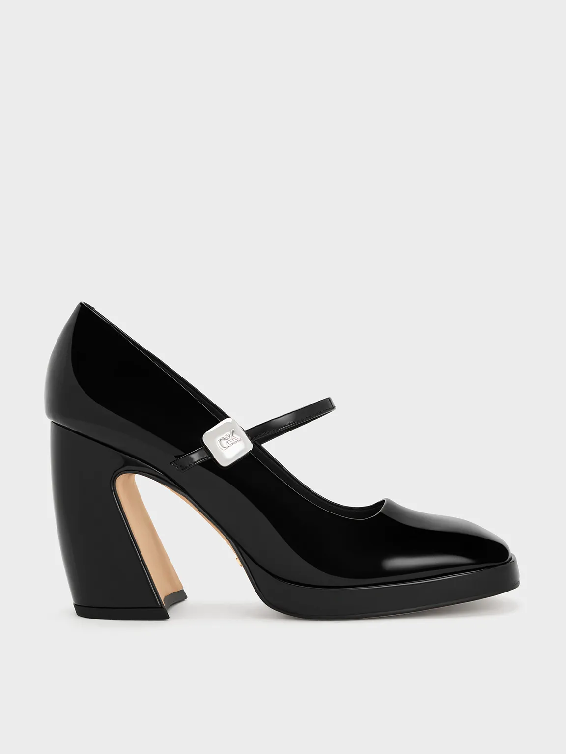 Charles & Keith - Jyll Patent Leather Platform Mary Janes sold by Charles & Keith