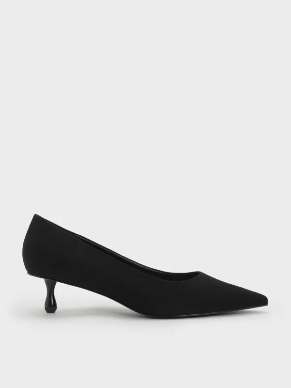 Charles & Keith - Ruthie Faux Suede Kitten Heels sold by Charles & Keith