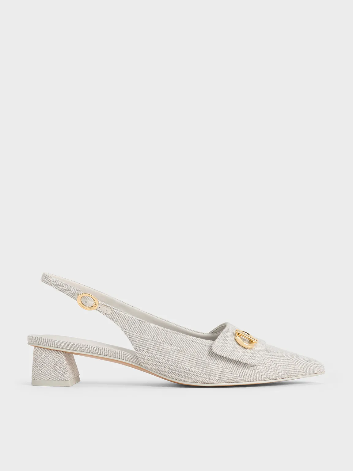 Charles & Keith - Marley Tweed Slingback Pumps sold by Charles & Keith