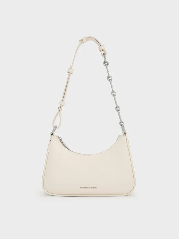 Charles & Keith - Lane Chain-Link Shoulder Bag sold by Charles & Keith