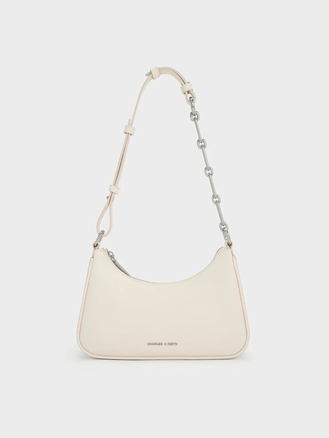 Charles & Keith - Lane Chain-Link Shoulder Bag sold by Charles & Keith
