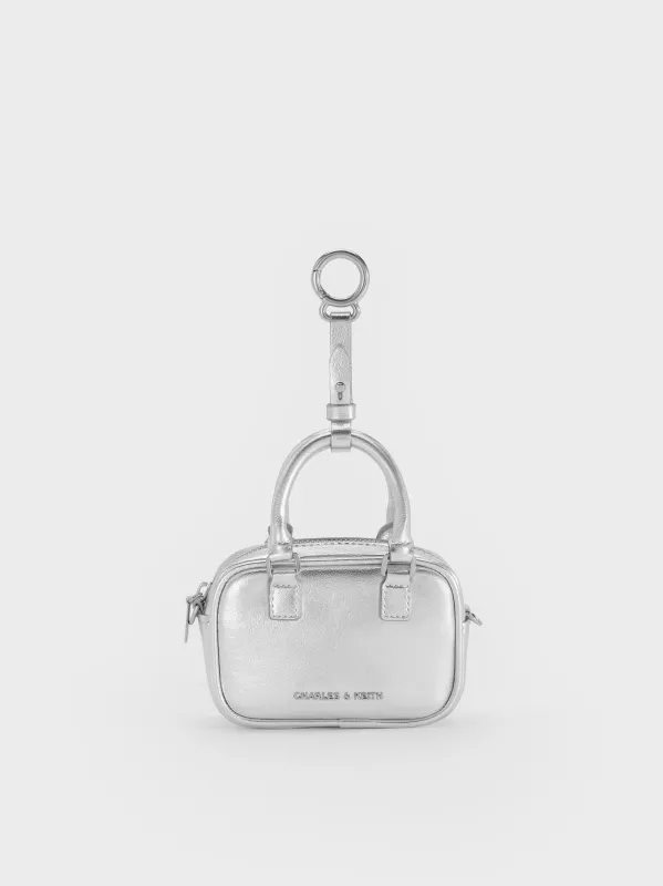 Charles & Keith - Sianna Metallic Bag Charm sold by Charles & Keith