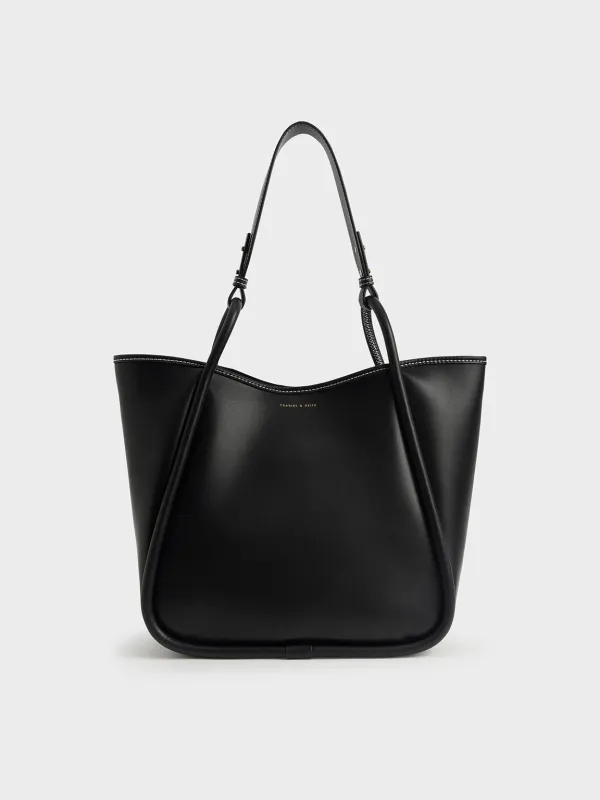 Charles & Keith - Lyla Tubular Slouchy Tote Bag sold by Charles & Keith