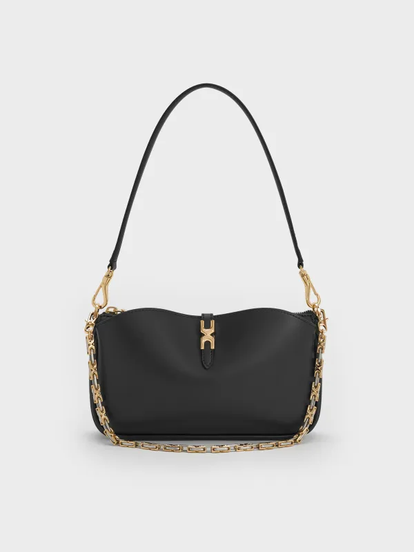 Charles & Keith - Adalyn Chain Shoulder Bag sold by Charles & Keith