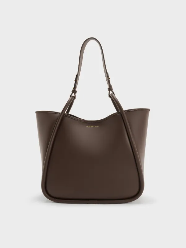 Charles & Keith - Lyla Tubular Slouchy Tote Bag sold by Charles & Keith