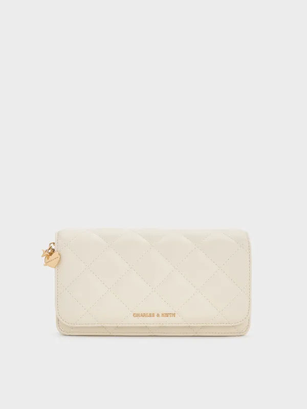 Charles & Keith - Arrietty Quilted Wallet On Chain sold by Charles & Keith