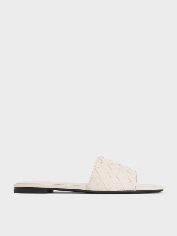 Charles & Keith - Ivette Woven Slide Sandals sold by Charles & Keith