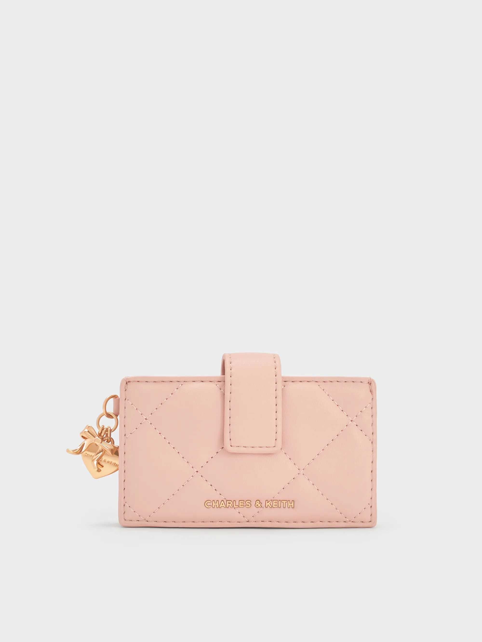 Charles & Keith - Arrietty Quilted Belted Card Holder sold by Charles & Keith