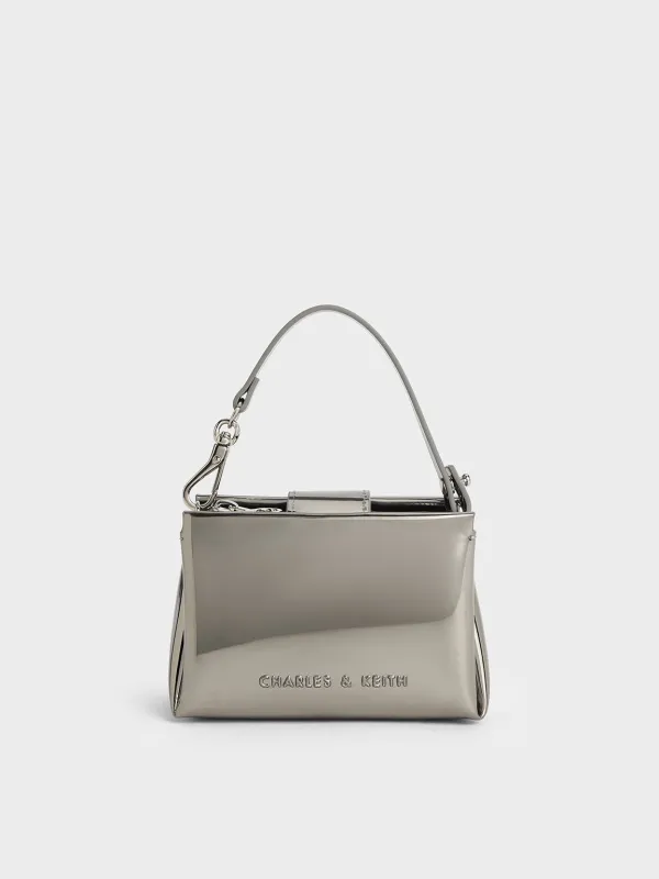 Charles & Keith - Bosie Metallic Top Handle Pouch sold by Charles & Keith