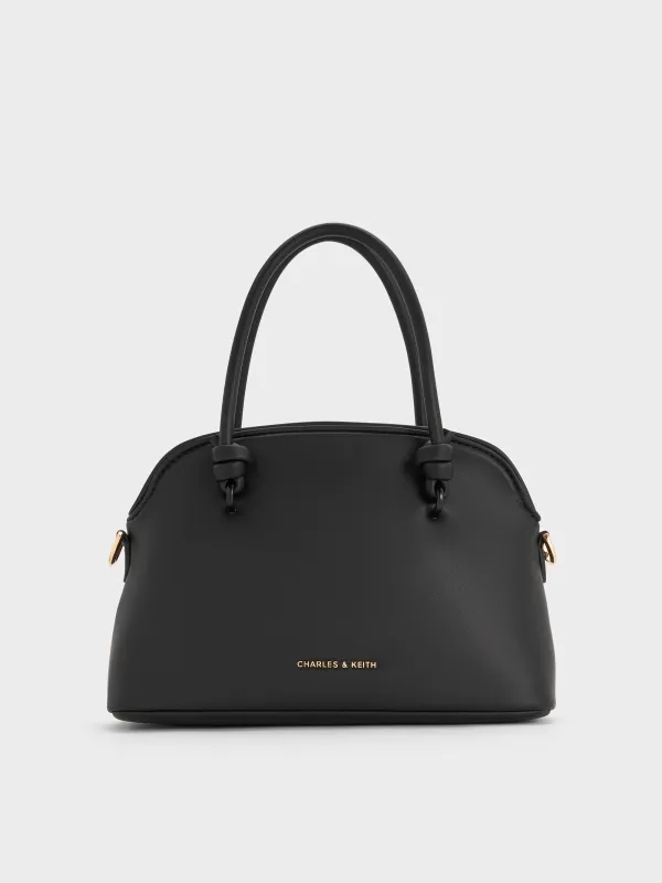 Charles & Keith - Sammie Knotted-Handle Bowling Bag sold by Charles & Keith