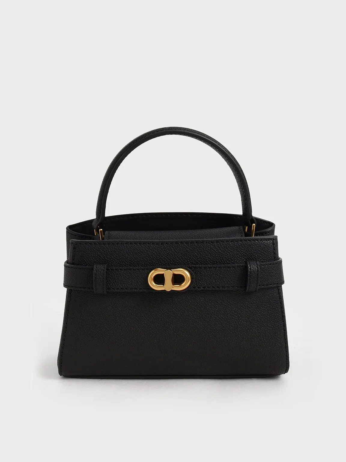 Charles & Keith - Aubrielle Belted Top Handle Bag sold by Charles & Keith