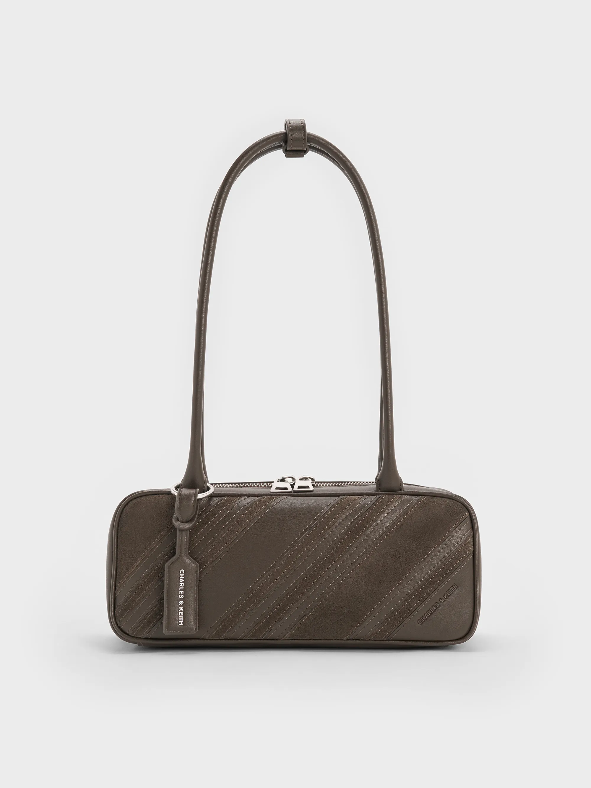 Charles & Keith - Zeya Striped Shoulder Bag sold by Charles & Keith