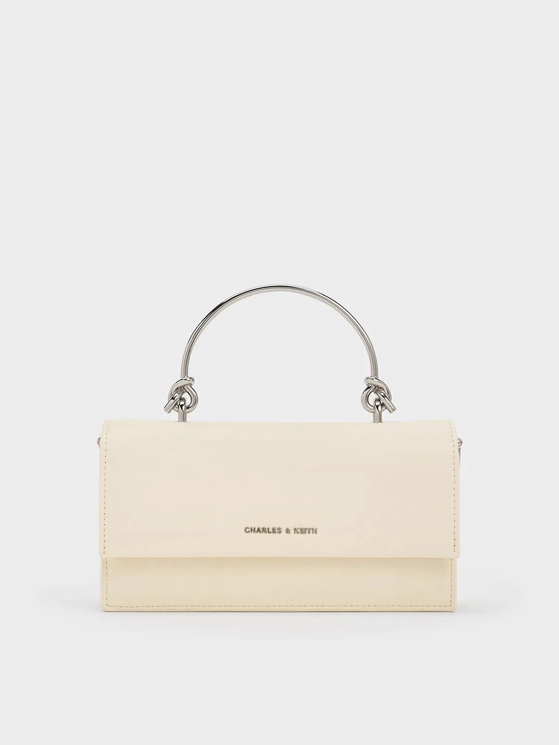 Charles & Keith - Kristine Sculptural-Handle Long Wallet sold by Charles & Keith