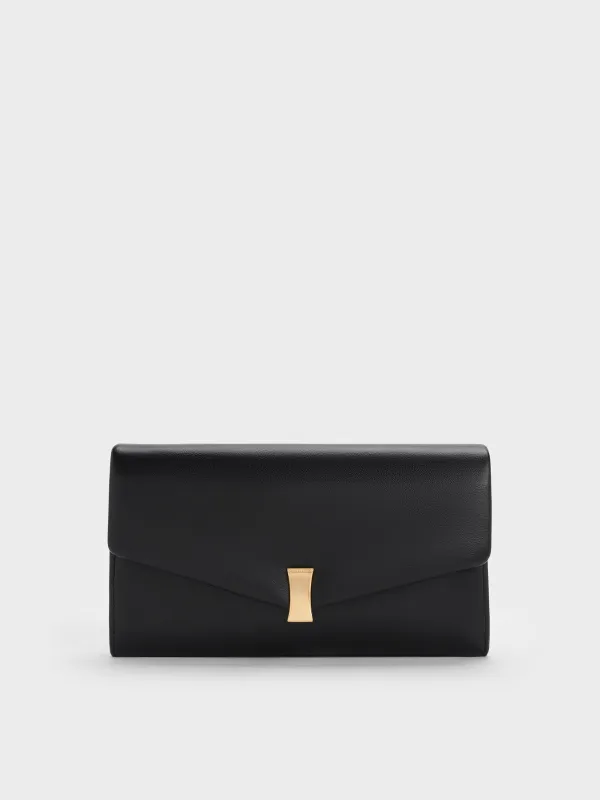 Charles & Keith - Lilibet Chain-Strap Long Wallet sold by Charles & Keith