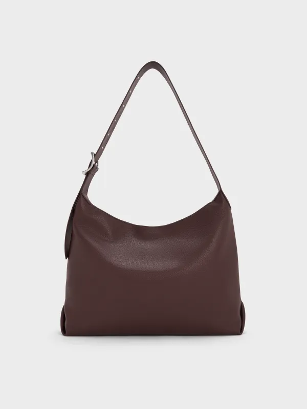 Charles & Keith - Larsen Buckle-Strap Hobo Bag sold by Charles & Keith